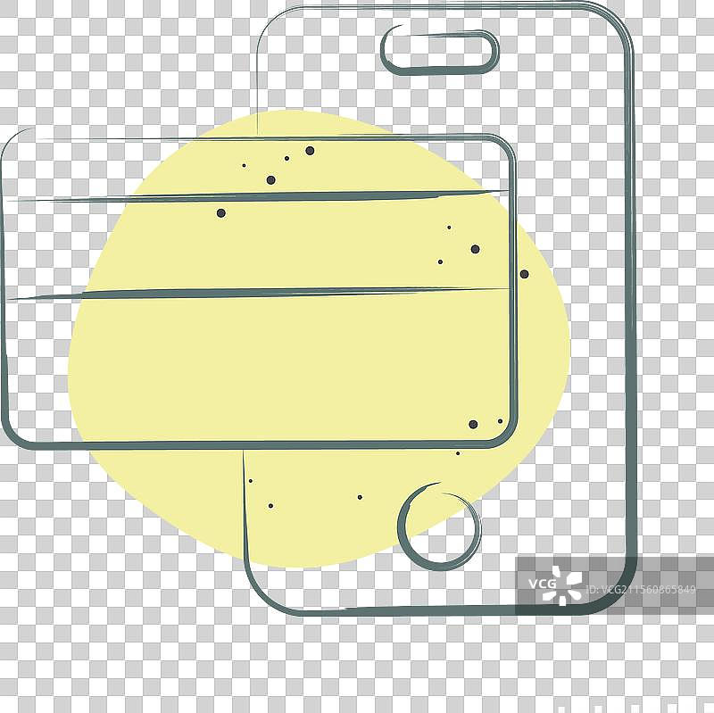 与智慧城市相关的无现金支付图标图片素材