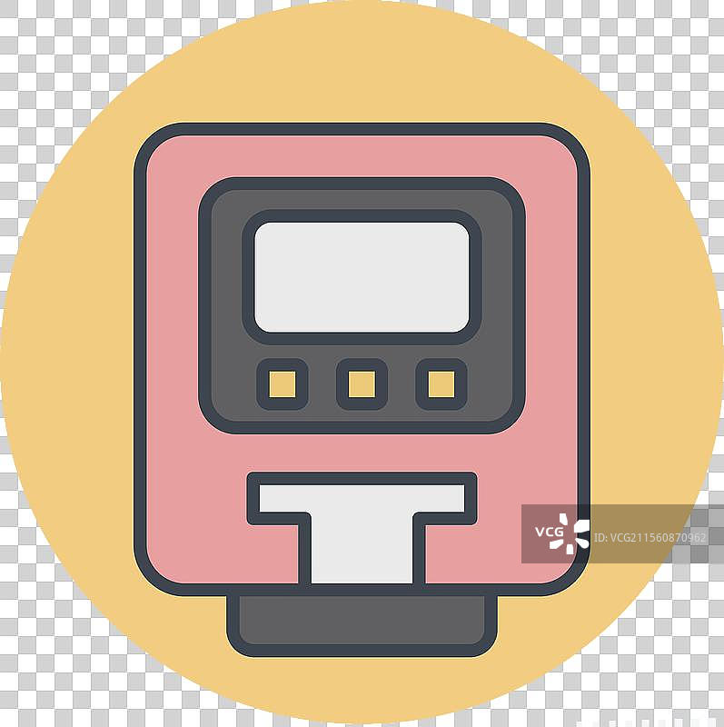 与智慧城市相关的停车计时器图标图片素材