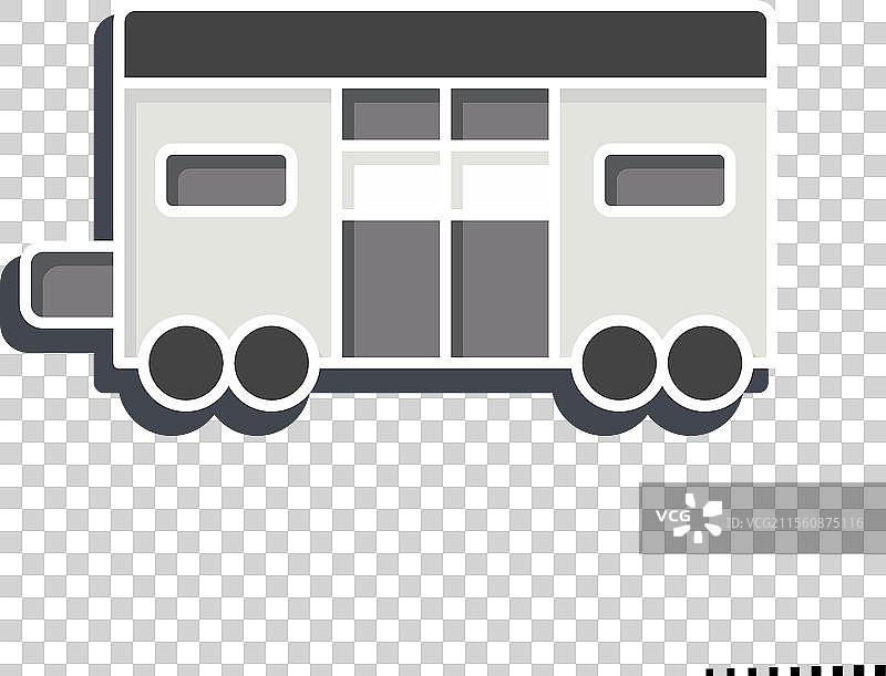 与火车站符号相关的火车车厢图标图片素材