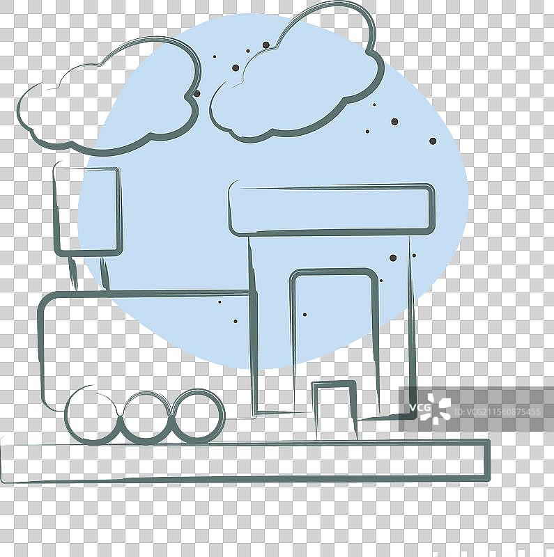 与火车站符号相关的火车烟雾图标图片素材