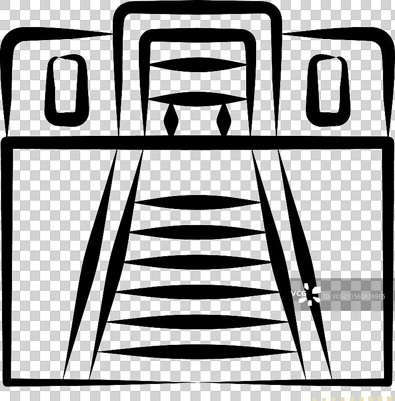 与火车站相关的隧道图标，手势符号图片素材