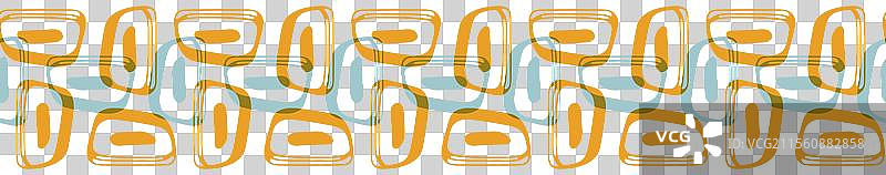 水平无缝边框图片素材