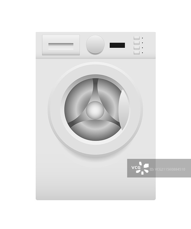 白色洗衣机图片素材