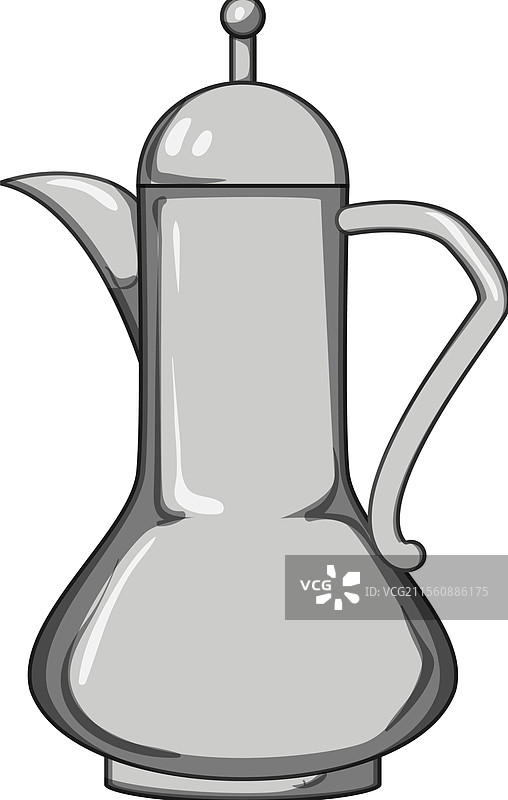 卡通阿拉伯茶壶与美食图片素材