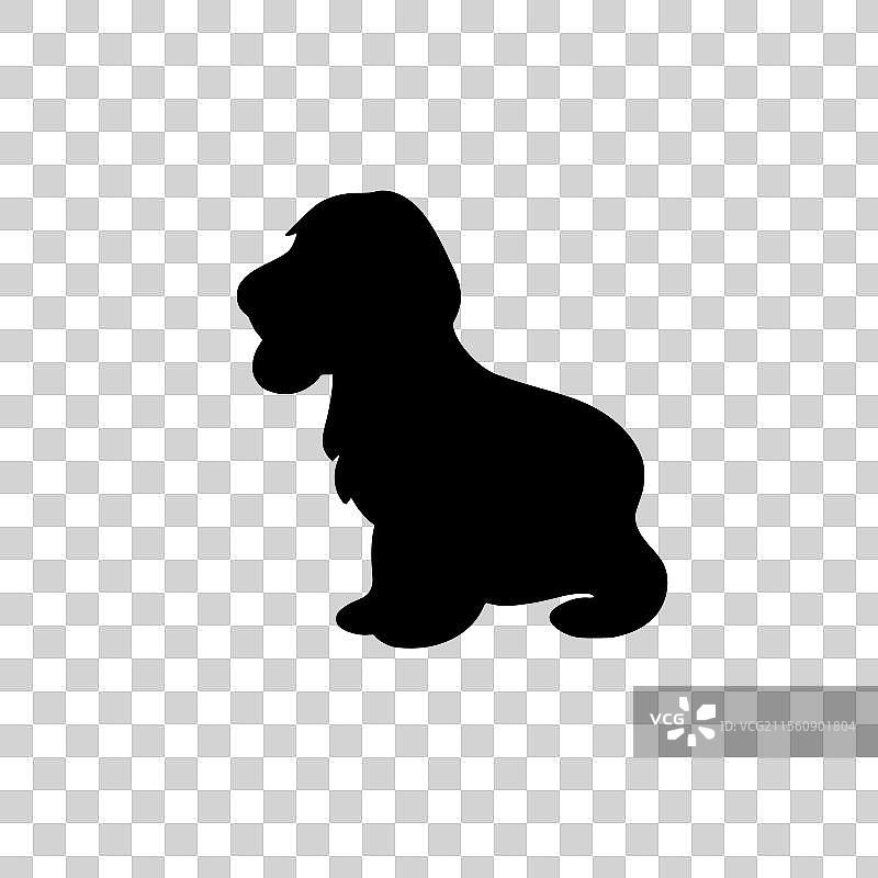 狗 - 极简和简单的轮廓图片素材