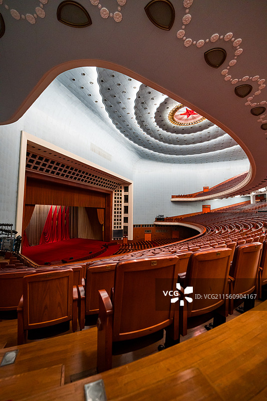 红心照耀中国-人民大会堂图片素材