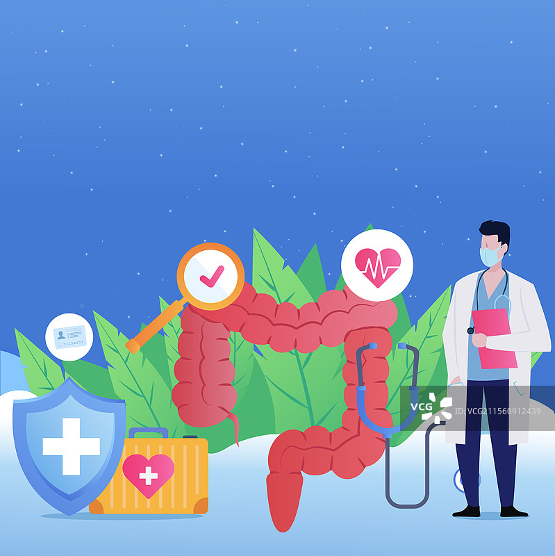 预防直肠癌世界肠道健康日中国便秘日医疗健康保健肠道健康图片素材