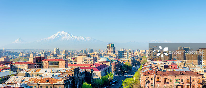亚美尼亚首都埃里温城市风光图片素材