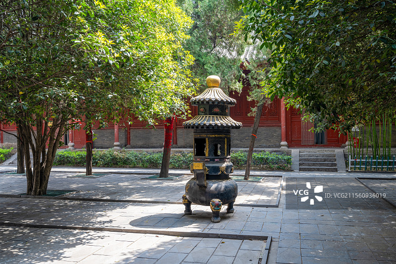 中国河南省平顶山汝州文庙香炉图片素材