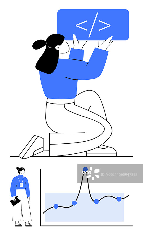 拥抱科技与数据分析，运用编程技能图片素材