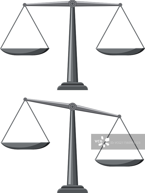 代表平衡与公正的天平图片素材