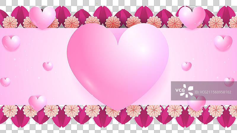 粉色桃子和紫色紫罗兰，母亲节快乐图片素材