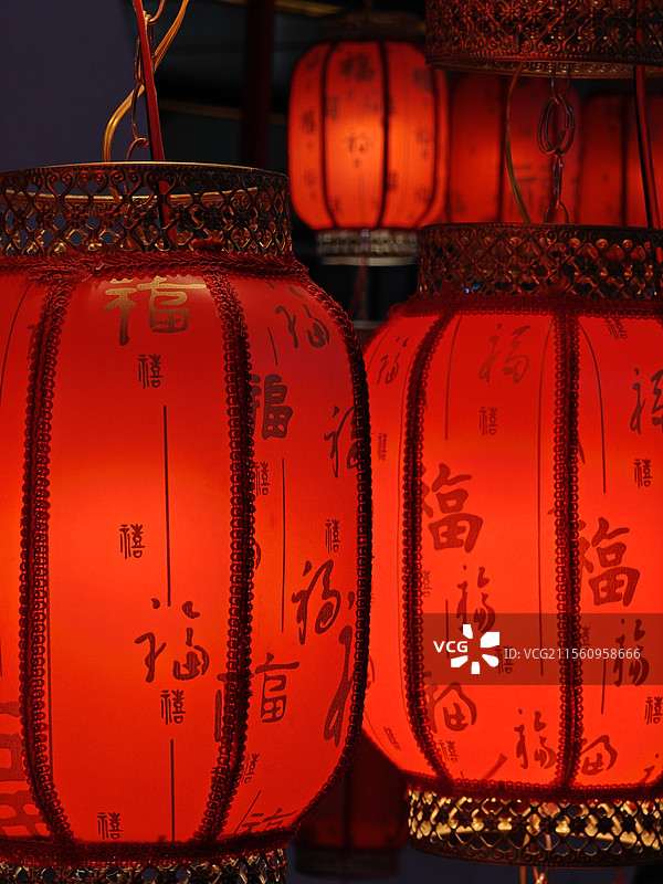 福字灯笼图片素材