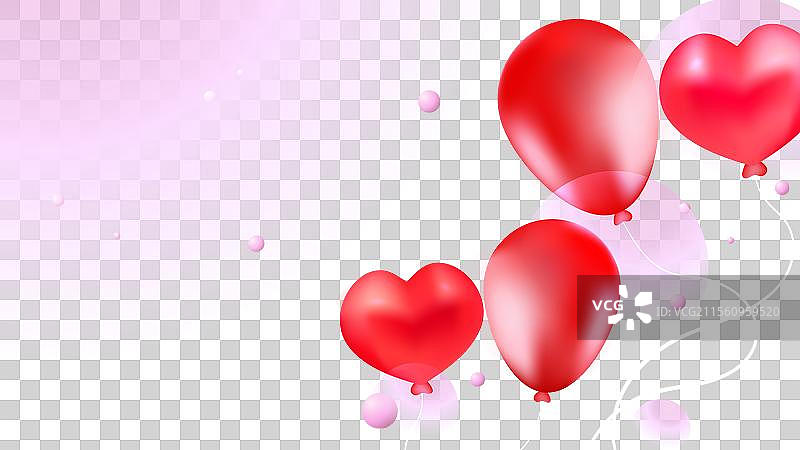 红色、紫色、紫罗兰色和白色母亲节图片素材