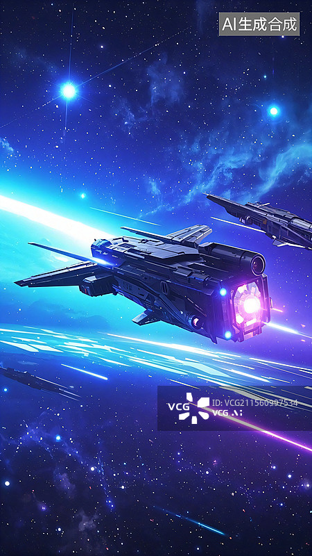 【AI数字艺术】星际之旅图片素材