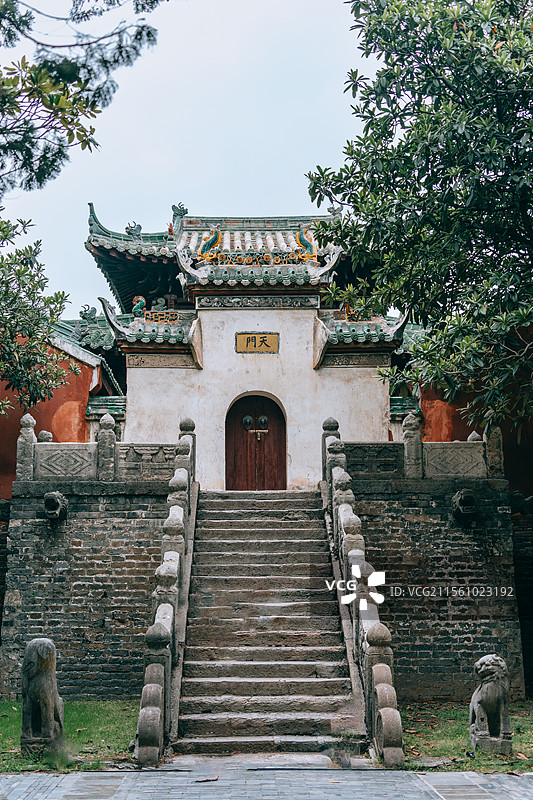 湖北荆州博物馆开元观古建筑图片素材