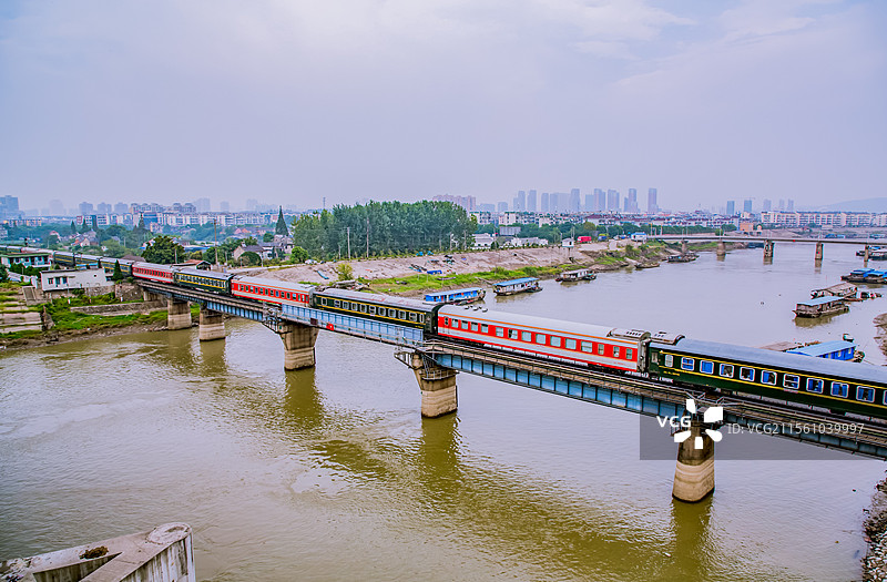 宁芜铁路马鞍山城区段图片素材