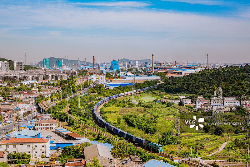 宁芜铁路马鞍山城区段图片素材