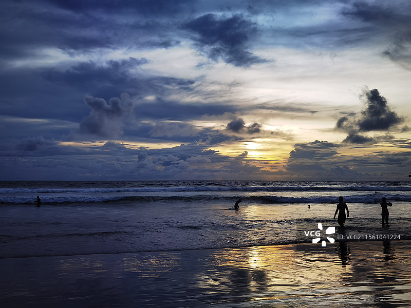 印度尼西亚巴厘岛水明漾海滩风景图片素材