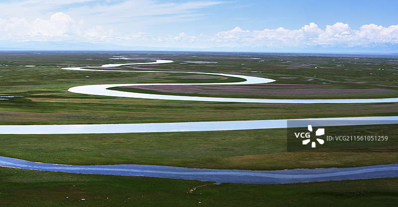 巴音布鲁克天鹅湖图片素材