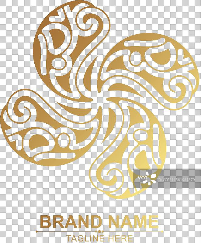 奢华装饰标志线条艺术图片素材