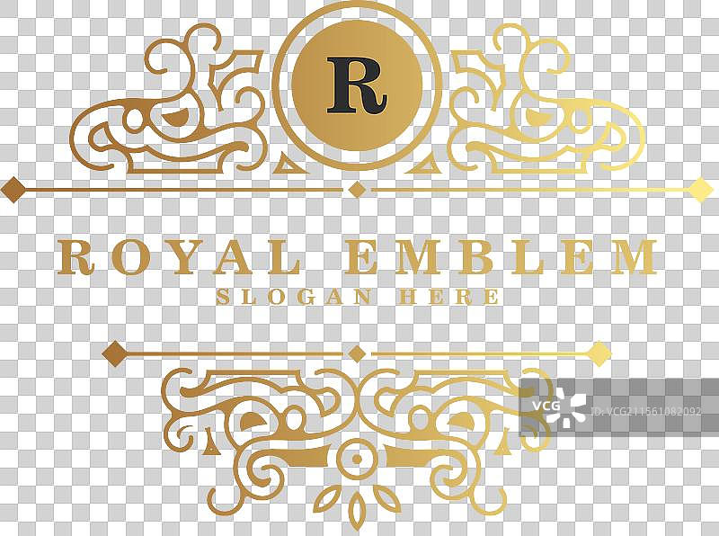 奢华装饰标志线条艺术图片素材