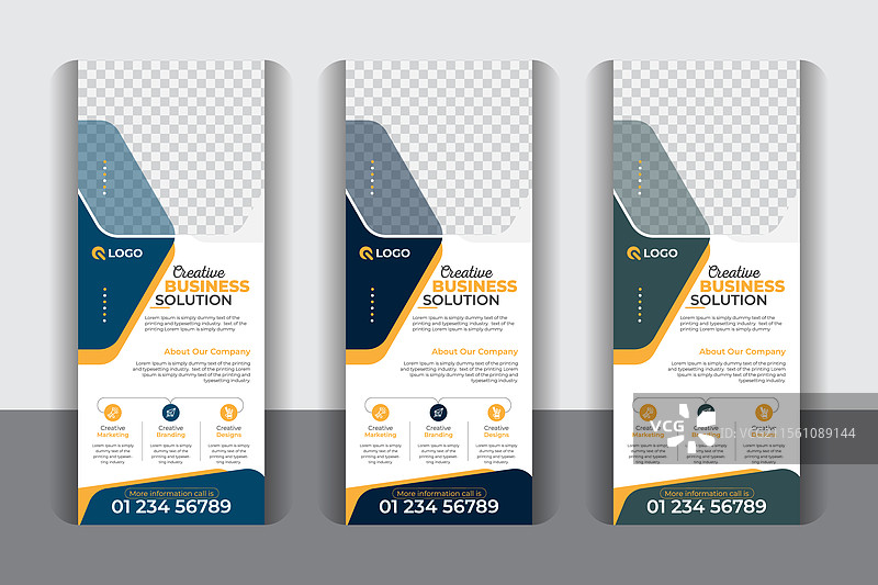 拉起式横幅、拉起式展架、宣传册图片素材