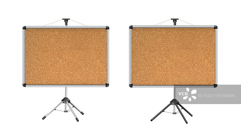 木框空白软木板图片素材