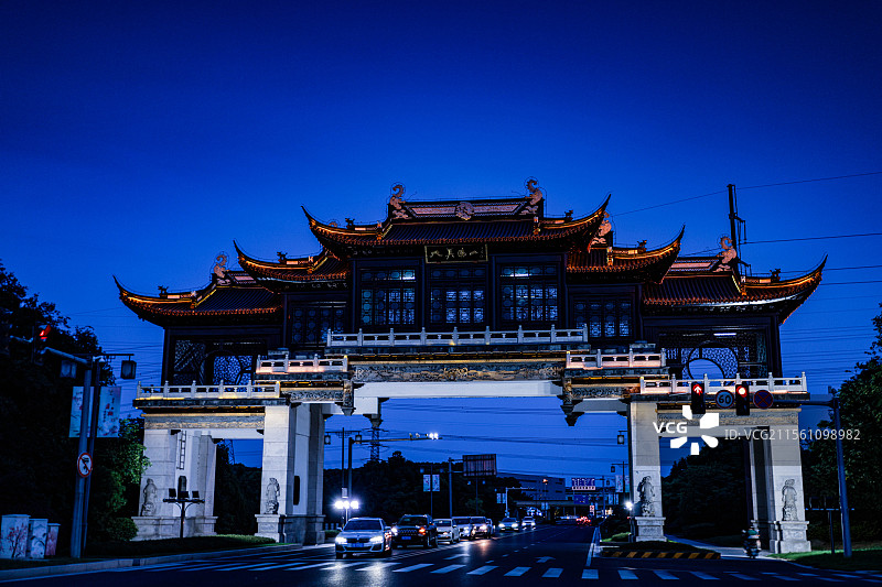 无锡市阳山桃花源景区图片素材