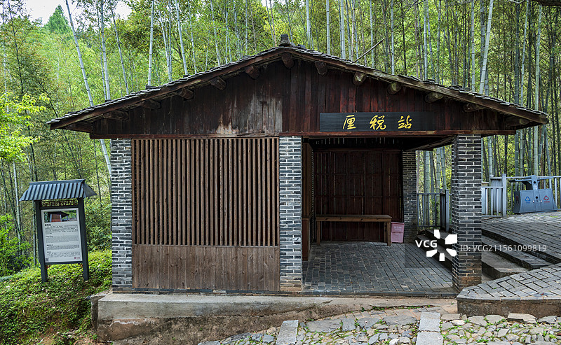江西大余梅关古道景点——厘税站图片素材