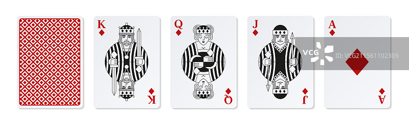 高牌方块扑克牌图片素材