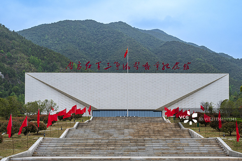 江西大余南方红军三年游击战争纪念馆风光图片素材