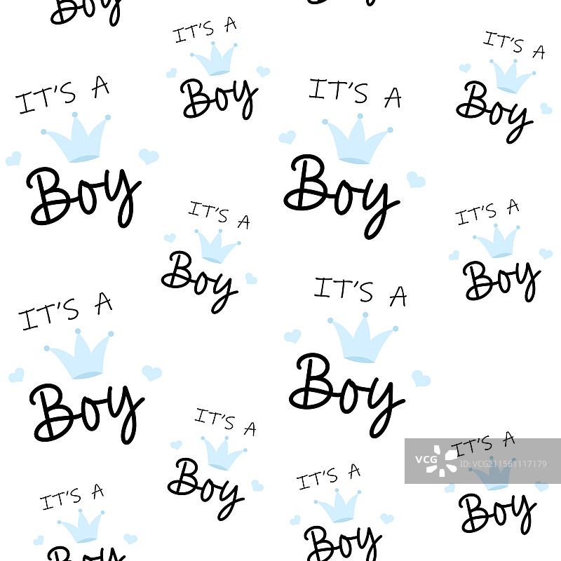 男孩贺卡 EPS图片素材