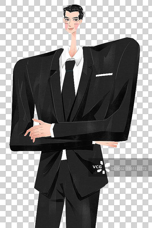 商务人士插画元素图片素材