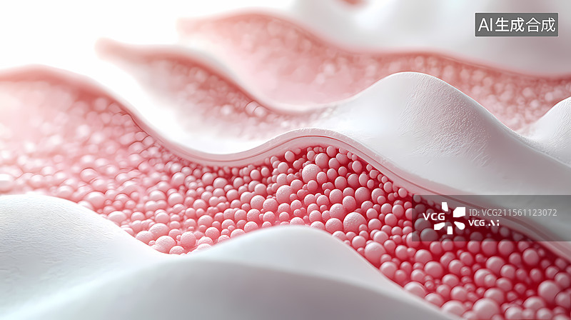 【AI数字艺术】细胞结构的抽象表现图片素材