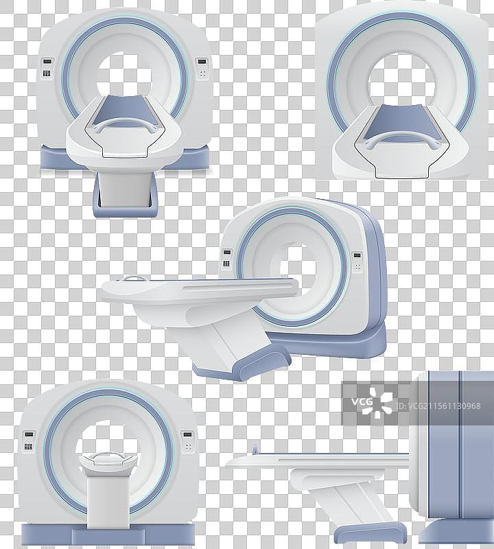 医学研究用的CT MRI扫描仪器图片素材