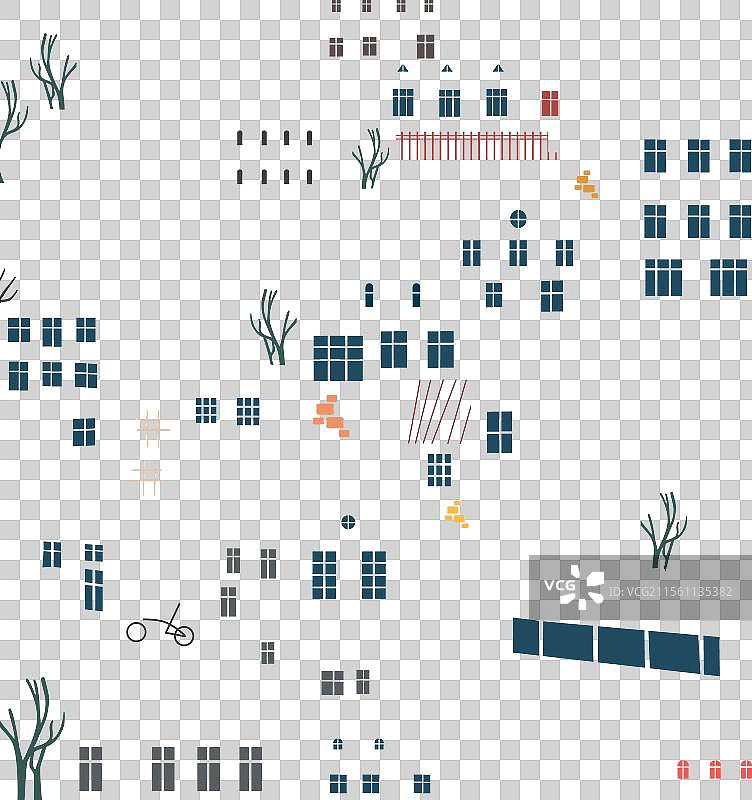 维尔纽斯天际线与地标和象征物图片素材