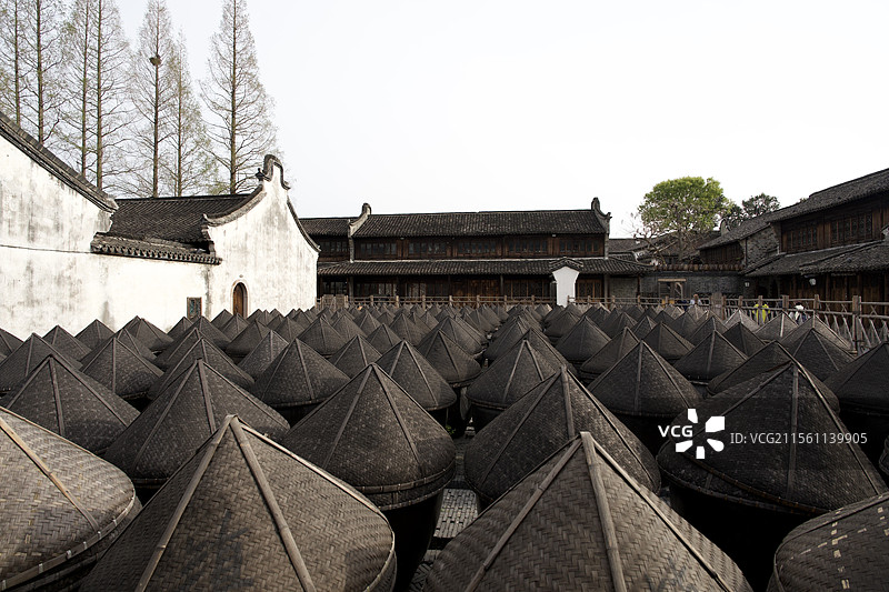 乌镇晒场图片素材