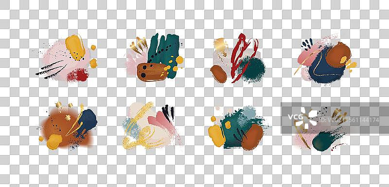 水彩背景抽象金色艺术时尚图片素材