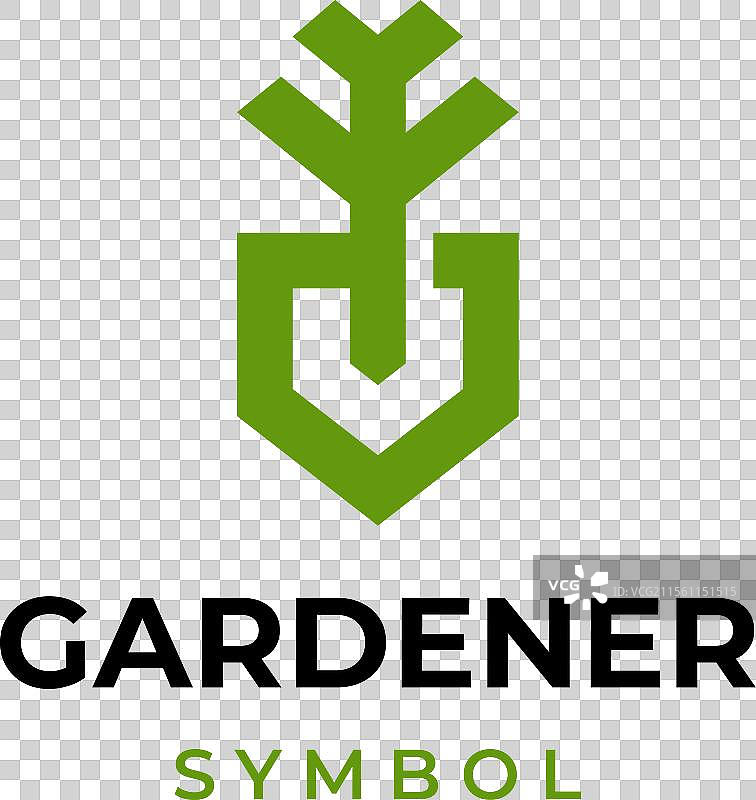 园丁标志设计 草坪护理 农民图片素材