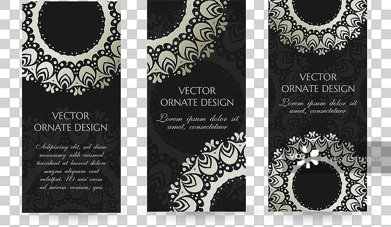 亚洲风格奢华银戒指垂直展示图片素材