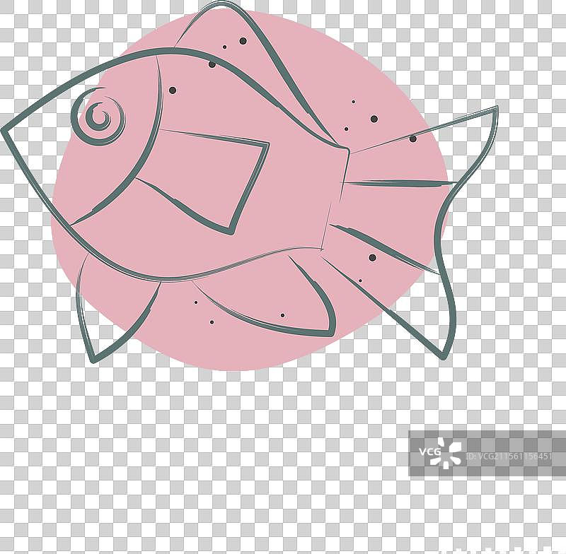 与海鲜相关的亚特兰蒂克鱼图标图片素材