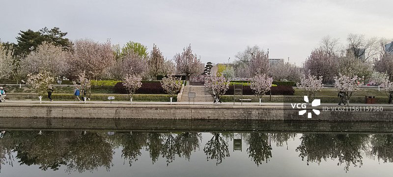 元大都城垣遗址公园～海棠花溪图片素材