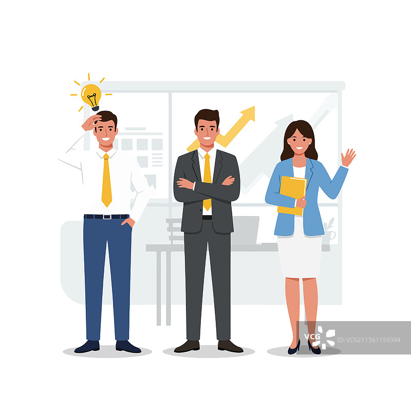 商业团队正在进行创意和规划图片素材