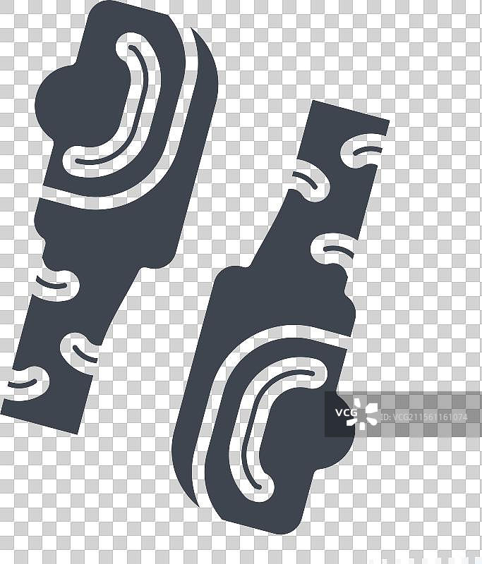 太平洋象拔蚌图标，与海鲜相关的符号图片素材