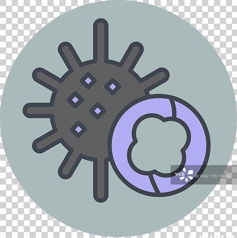 与海鲜相关的海胆图标颜色图片素材