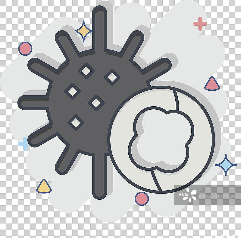 与海鲜相关的海胆图标漫画图片素材