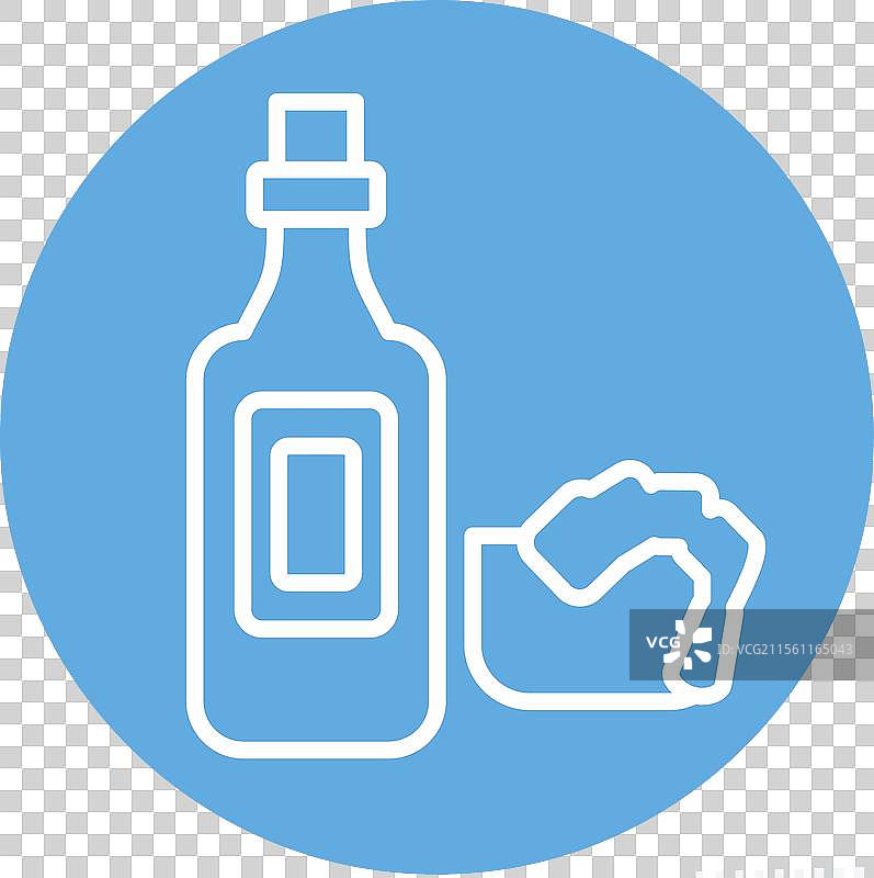 与海鲜相关的蓝色海鲜酱图标图片素材