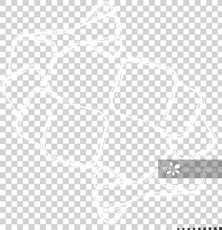 与海鲜相关的虾图标，粉笔风格图片素材