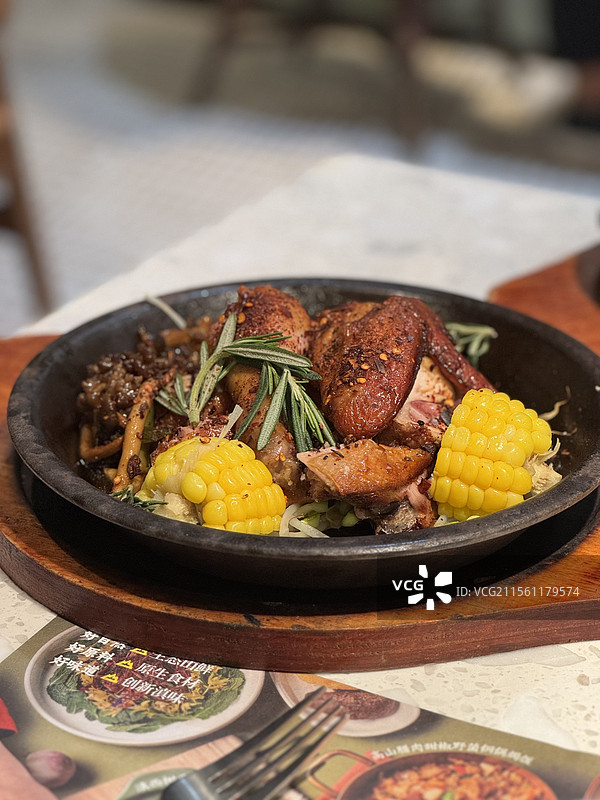 西餐美食烤鸡图片素材